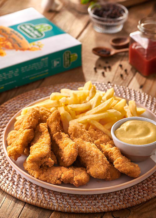 Made in Egypt chicken strips food photography by mechanix studios